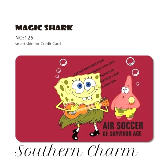 🆕 SpongeBob & Patrick Credit Card Skin - Picture 1 of 3